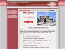 Tablet Screenshot of homeloan.shreecorp.com